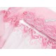 Destock lot 6m dentelle tulle brodé broderie haute couture largeur 18cm