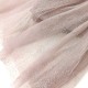 Déstock 3.2m tissu tulle souple beige paillettes argentées largeur 140cm