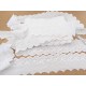 Déstock 13.7m broderie anglaise coton largeur 6.2cm légèrement tachéé