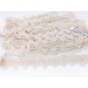 Destock lot 5.2m dentelle guipure coton beige largeur 4.6cm