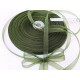 Déstock 136m ruban organza vert largeur 1cm