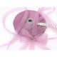 Déstock 90m ruban organza mauve largeur 1.6cm