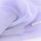 Déstock 3m tissu organza souple mauve largeur 146cm