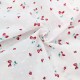 Destock 1.9m tissu plumetis coton petites fraises largeur 146cm