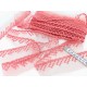 Destock lot 10m dentelle tulle brodé broderie coton largeur 4cm