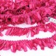 Déstock 3.5m galon frange satin doux rose fuchsia largeur 4cm