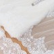 Destock 5.6m dentelle broderie lycra resille brodé haute couture largeur 27.5cm