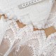 Destock lot 6.6m dentelle tulle brodé broderie haute couture largeur 11.5cm