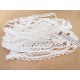 Destock lot de dentelle guipure polyester largeur blanche largeur 1.7cm