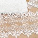 Destock 18.8m dentelle guipure fine haute couture blanche largeur 7cm