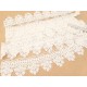 Destock 3.2m dentelle guipure blanche largeur 7.5cm