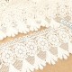 Destock 2.2m dentelle guipure fine haute couture blanche largeur 10.5cm