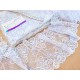 Déstock 6m dentelle élastique japonais fine largeur 16.8cm