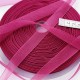 Déstock 90m ruban organza rose prune largeur 1.7cm