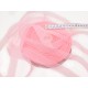 Déstock 89m ruban organza rose largeur 1.6cm