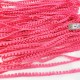 Destock lot 15.8m galon dentelle guipure mini pompons polyester doux rose largeur 8mm