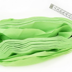 Déstock 38m biais plat coton à plier vert anis largeur 3.5cm 