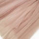 Déstock 2.3m tissu tulle souple beige rosé largeur 160cm