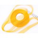 Déstock 45m ruban organza jaune orange largeur 1.6cm