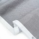 Destock 2m tissu américain coton doux patchwork gris pois blancs largeur 113cm