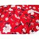 Destock 1m tissu jersey coton extra-doux fleuri largeur 170cm