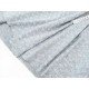 Destock 1m tissu jersey coton doux gris motif coeur largeur 187cm 