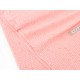 Destock 1m tissu jersey coton rose motif géométrique largeur 175cm 