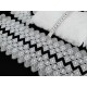 Destock 10m dentelle guipure fine haute couture blanche largeur 7.3cm