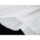 Destock 1.9m tissu jersey polycoton doux fluide blanc grande largeur 207cm