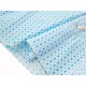 Destock 0.88m tissu plumetis coton bleu largeur 146cm 
