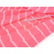 Destock 2.1m tissu jersey coton imprimé rose fluo largeur 180cm