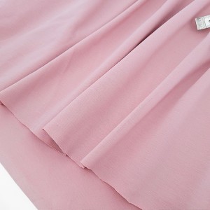 Destock 2m tissu jersey coton lycra extra-doux soyeux vieux rose largeur 180cm