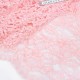 Destock 1.5m tissu dentelle de calais brodé festonné lourd fluide rose largeur 150cm