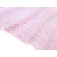 Déstock 2.2m tissu popeline coton extensible fleuri rose largeur 104cm 