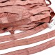 Destock 18.5m ruban élastique biais américain doux satin terracotta largeur 2.1cm