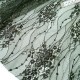 Déstock 1.5m tissu dentelle haute couture olive largeur 136cm
