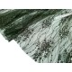 Déstock 1.5m tissu dentelle haute couture olive largeur 136cm