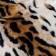 Destock 2.1m tissu fausse fourrure tigre largeur 170cm 
