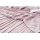 Destock 1.5m tissu plissé sans ourlet extra doux fluide vieux rose largeur 175cm
