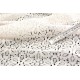 Destock 1.5m tissu dentelle coton doux fleuri ivoire largeur 158cm 