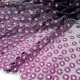 Destock 2m tissu dentelle broderie tulle brodé haute couture fluide largeur 130cm 