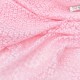 Destock 2.1m tissu dentelle broderie tulle brodé doux rose largeur 140cm 