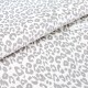 Destock 0.68m tissu velours milleraies extensible lourd épais léopard largeur 147cm