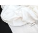 Destock 2.35m tissu coton soyeux extra-doux blanc écrue largeur 159cm 