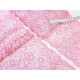 Déstock 5m dentelle de calais haute couture rose largeur 19.5cm