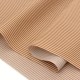 Destock 2.3m tissu batiste coton soyeux rayures camel largeur 148cm