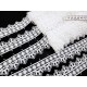 Destock 12.9m dentelle guipure fine douce haute couture blanche largeur 3.7cm