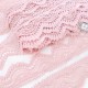 Destock 16.8m dentelle guipure douce haute couture rose largeur 5cm