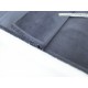 Destock 0.9m tissu velours milleraies coton doux gris largeur 15cm