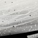 Déstock 2m tissu tulle extra fin pailleté étoile lune argentée fond écru largeur 168cm